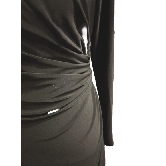 Lauren Ralph Lauren Formal Gown Size 4 Flowing Maxi Whimsigoth Quiet Luxury Edgy - Picture 6 of 12